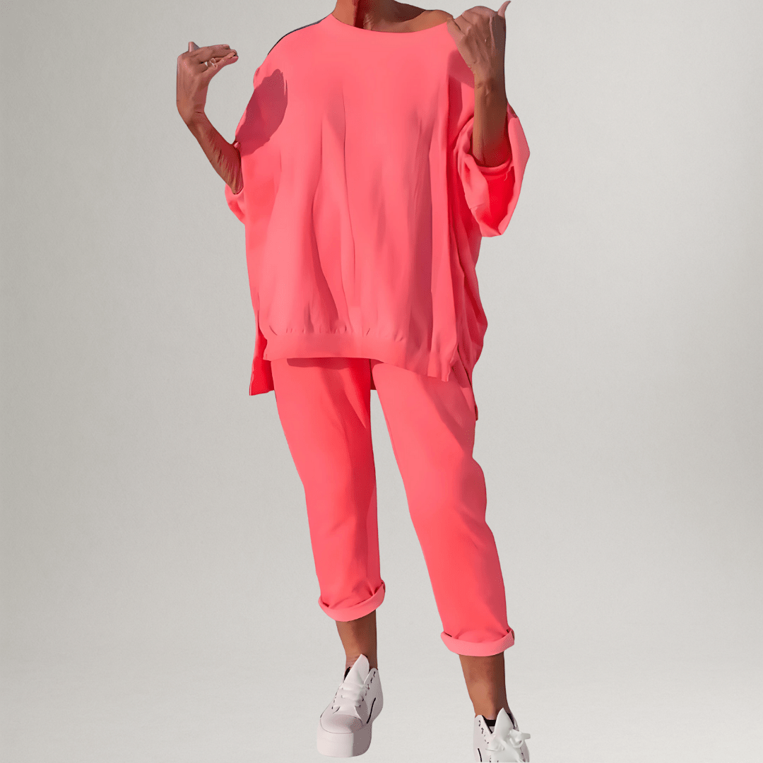 Comfortable Two Piece Set for Women with Oversized Casual Style