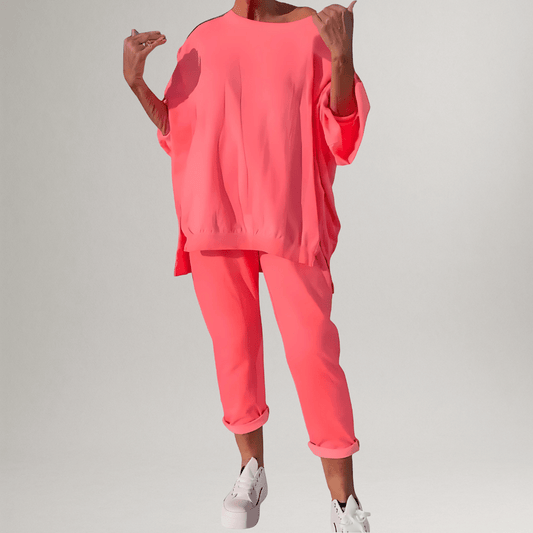 Comfortable Two Piece Set for Women with Oversized Casual Style