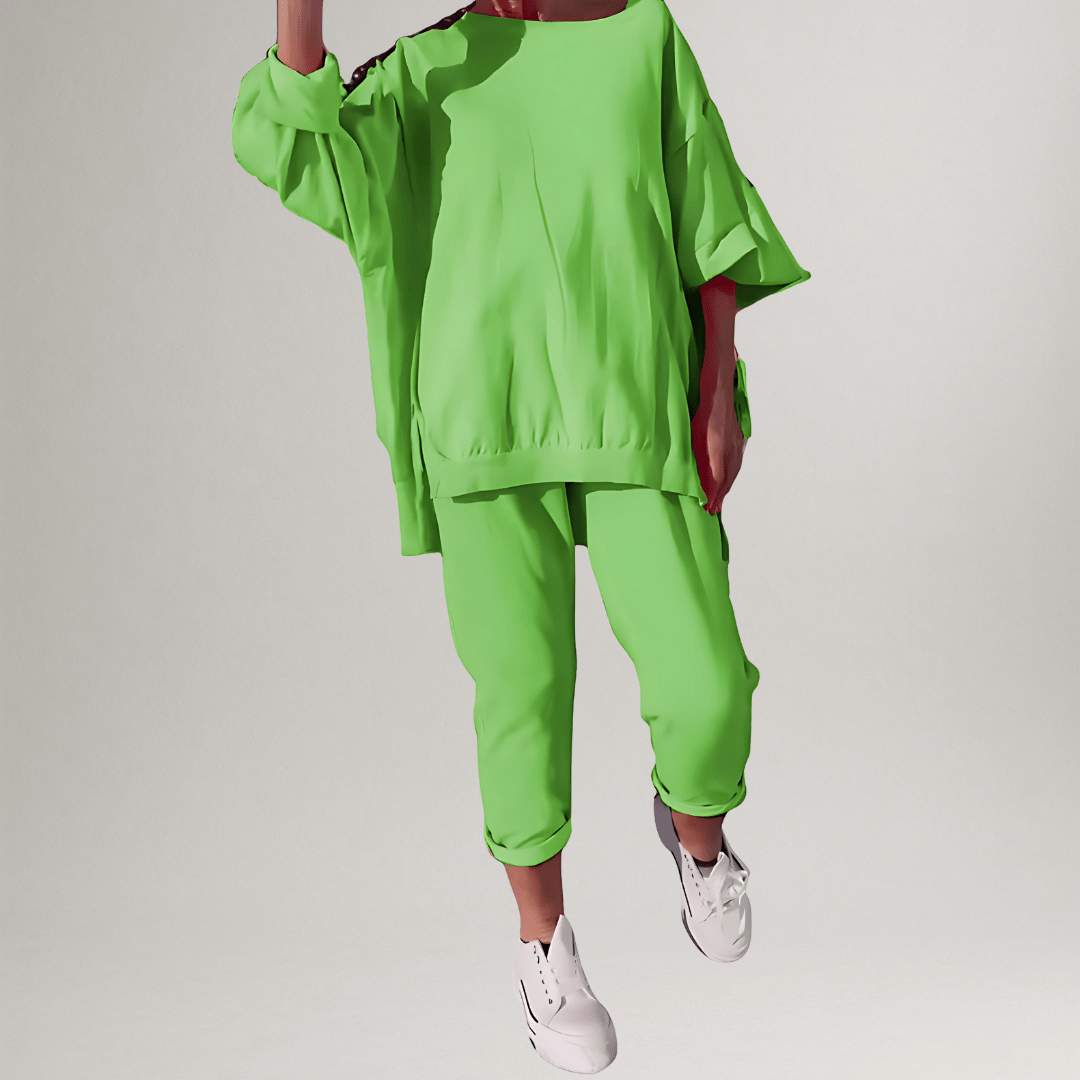 Comfortable Two Piece Set for Women with Oversized Casual Style