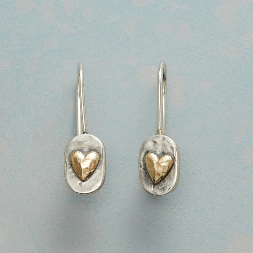 Elegant Earrings for Women with Gold Silver Design