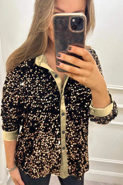 Effortless Blouse for Women with Collared Casual Style