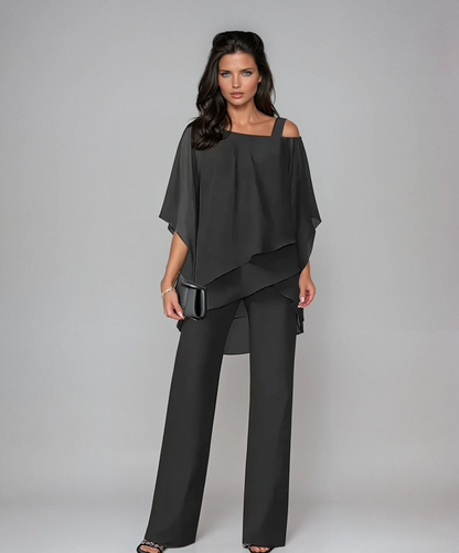 Effortless Two Piece Set for Women with Layered Casual Style