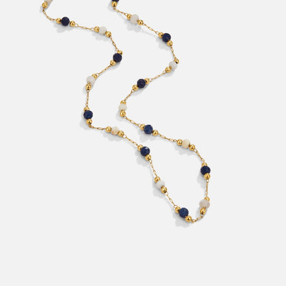 Elegant Necklace for Women with Layered Beaded Design
