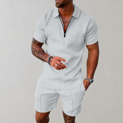 Comfortable Polo and Shorts Set for Men