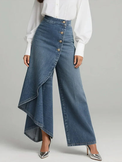 Effortless Wide Leg Pants for Women with Vintage