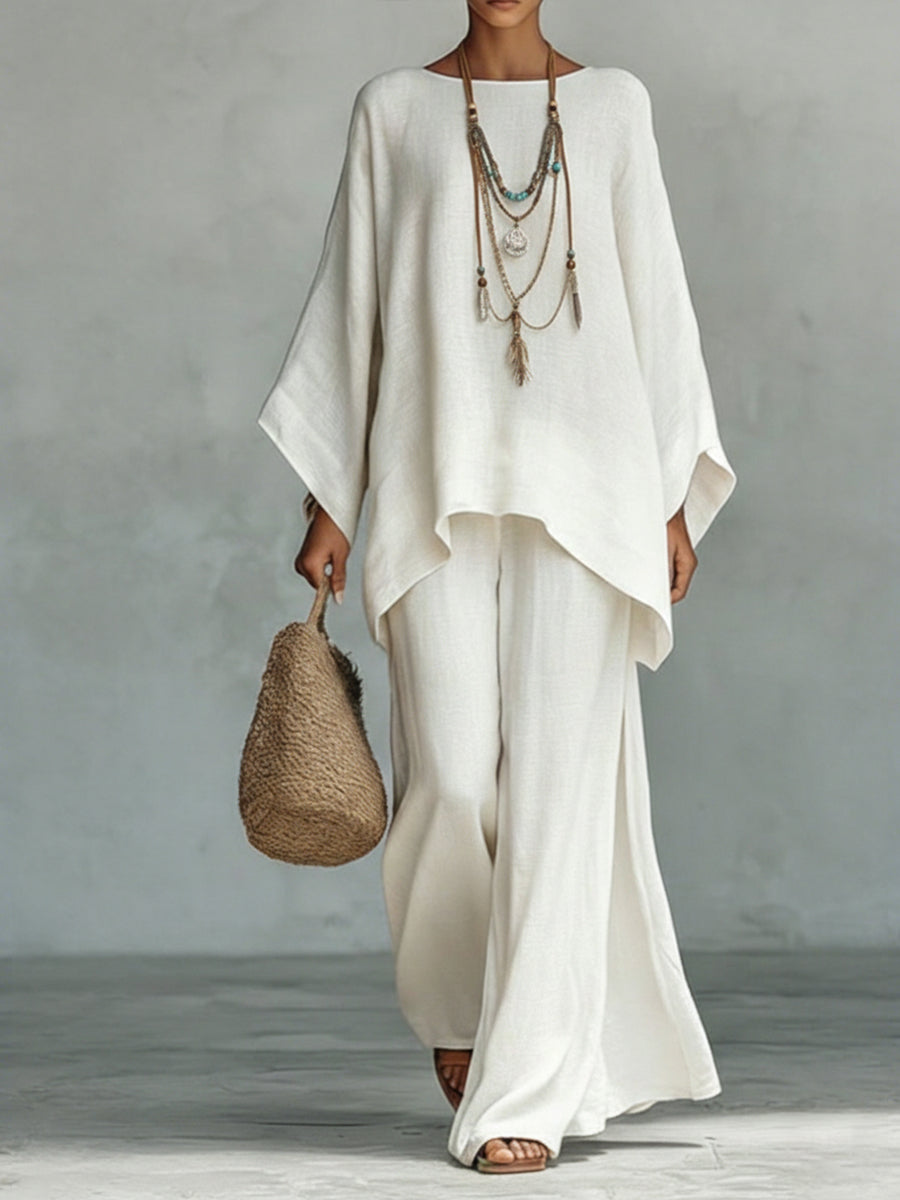 Effortless Two Piece Set for Women with Oversized Casual Style