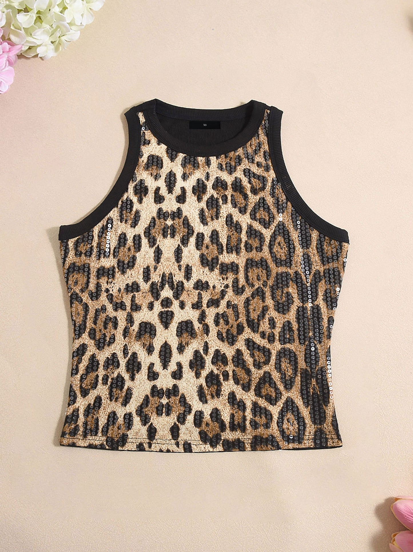 Effortless Halter Tank Top for Women with Ribbed Fitted Relaxed Style